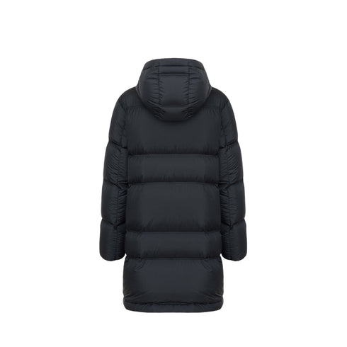 Piumino Uomo lungo, con chiusura frontale nascosta e taschine sul petto